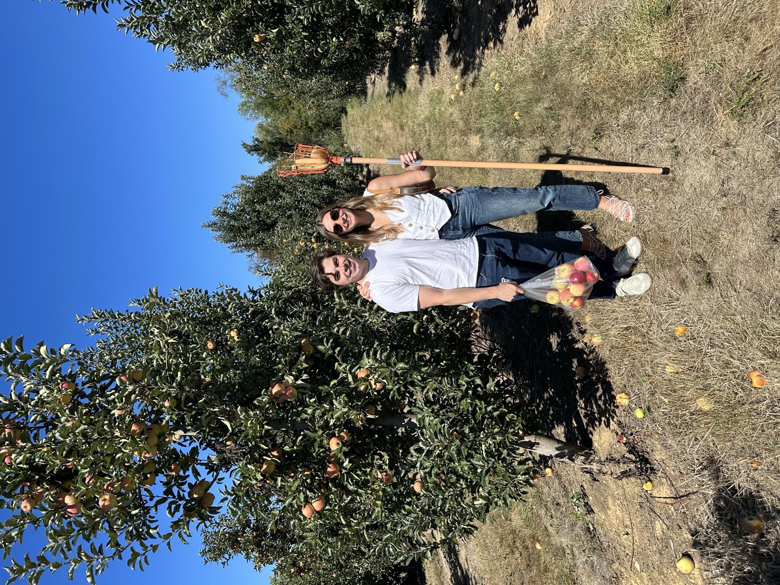 Apple picking with Joe and Rachel